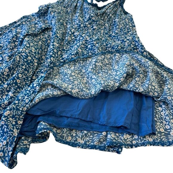 Princess Polly Thunderclouds Blue Floral Summer Romper, 8 - Picture 5 of 11